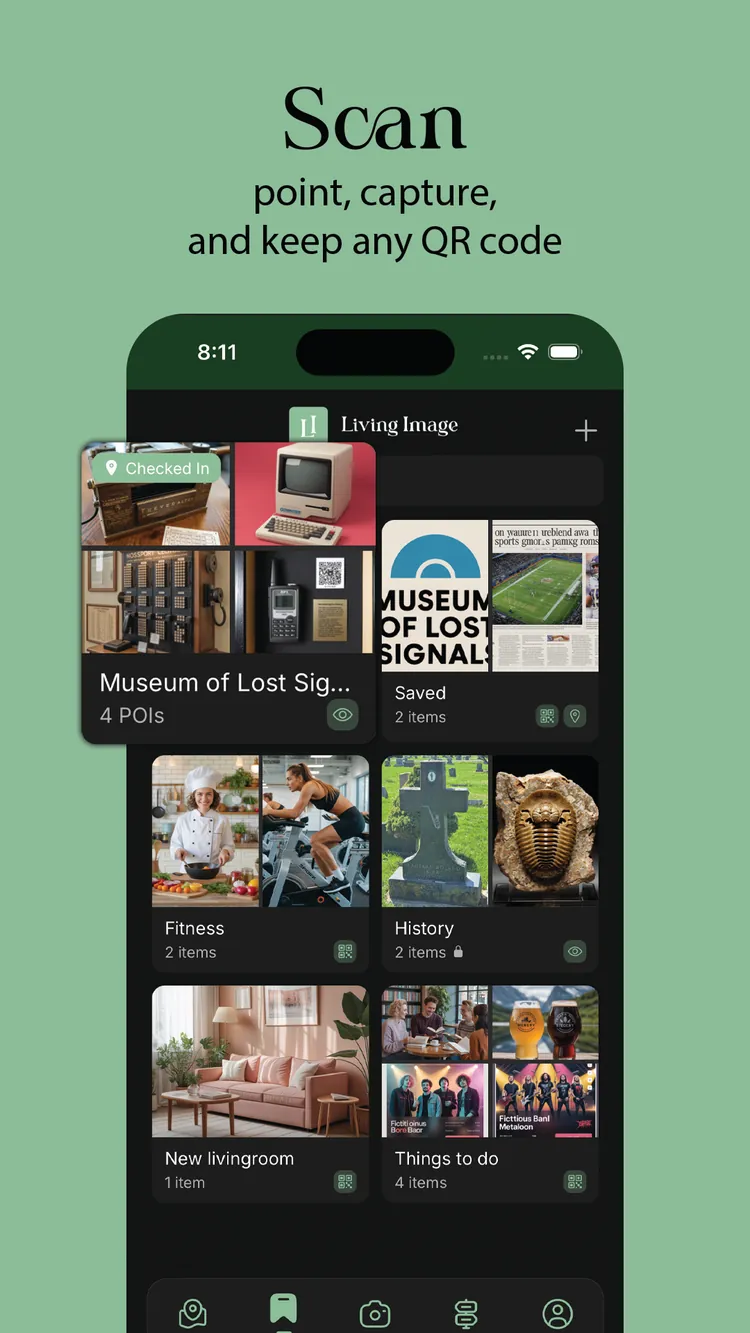 Scan and check in with Limage